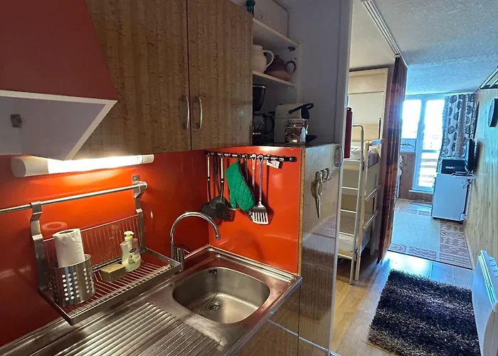 Apartment 4 Pers Au Pied Des Pistes Avec Garage - Fr-1-814-127